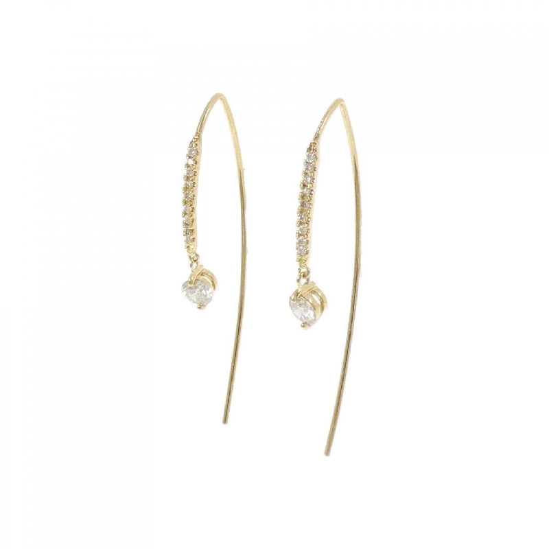 K18YG Bông tai kim cương 0.42CT - Hàng hiệu Chính hãng 871943