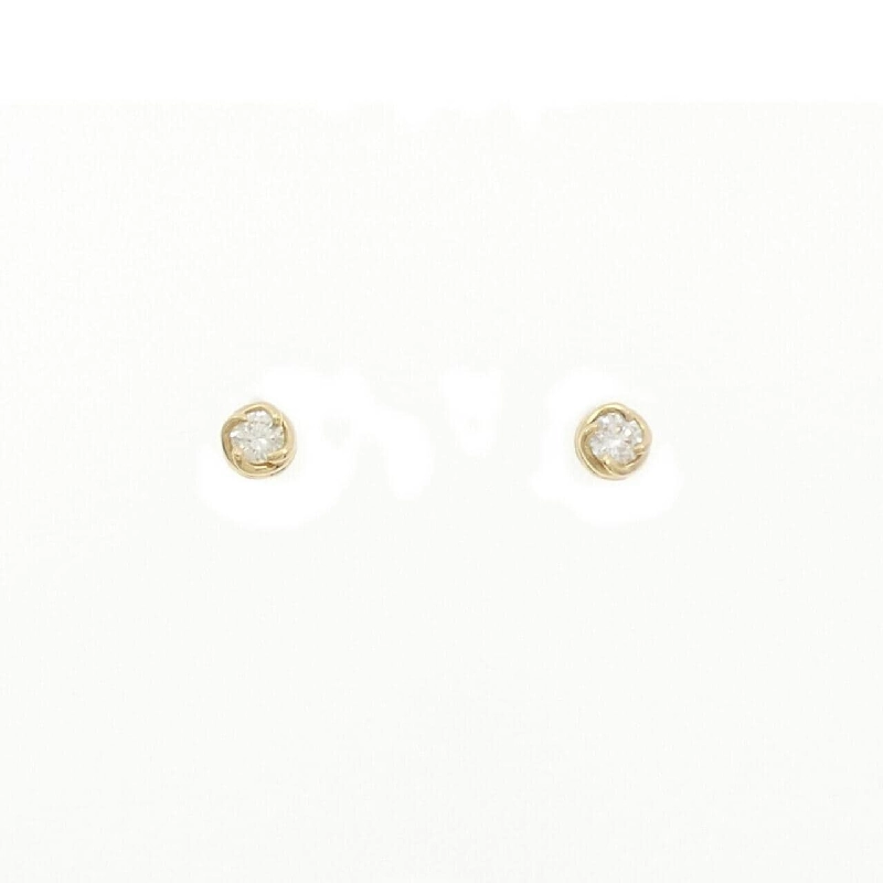 K18YG Bông tai kim cương - Hàng hiệu Chính hãng 863033