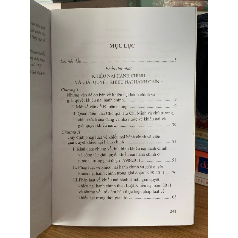 Khiếu nại tố cáo hành chính và giải quyết thiếu lại tố cáo hành chính ở Việt Nam hiện nay-Thanh tra chính phủ viện khoa học thanh tra 728028