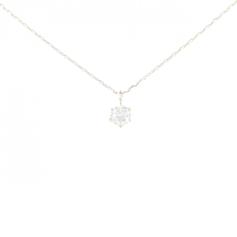 K18YG Solitaire Dây chuyền kim cương 0.15CT - Hàng hiệu Chính hãng 863612