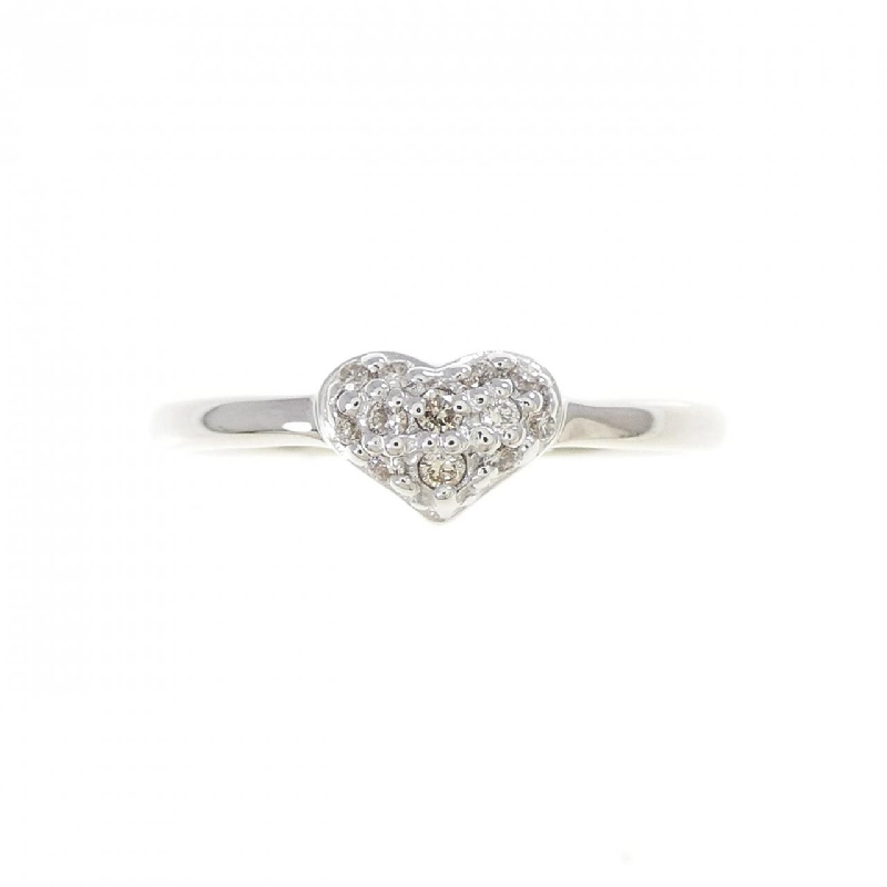 Nhẫn kim cương hình trái tim K18WG 0.07CT - Hàng hiệu chính hãng 853853