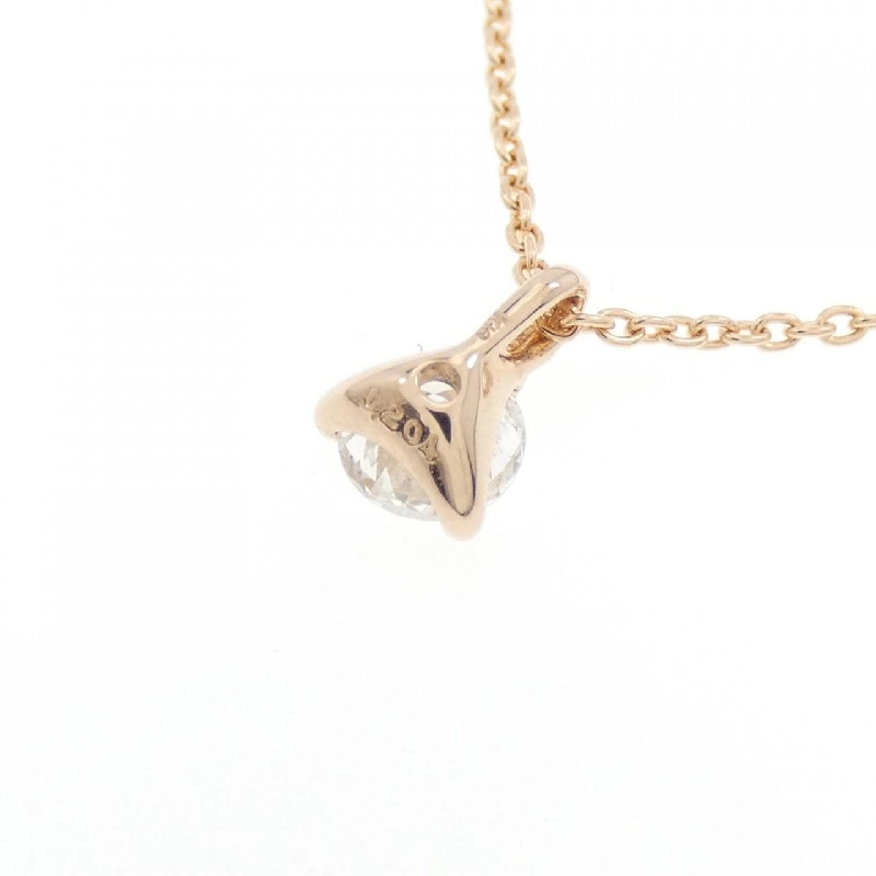 K18PG Dây chuyền kim cương 0.204CT G VS2 VG - Hàng hiệu Chính hãng 876045