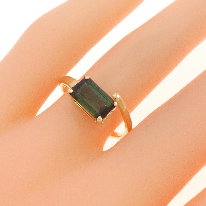 Nhẫn Tourmaline K18YG - Hàng hiệu Chính hãng 856993