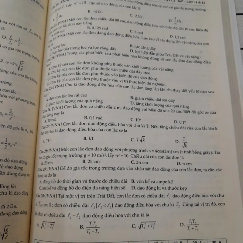 CÀY LÝ THUYẾT VẬT LÝ 360 Lớp 11 &12. Thầy Vũ Ngọc Anh chủ biên 791550