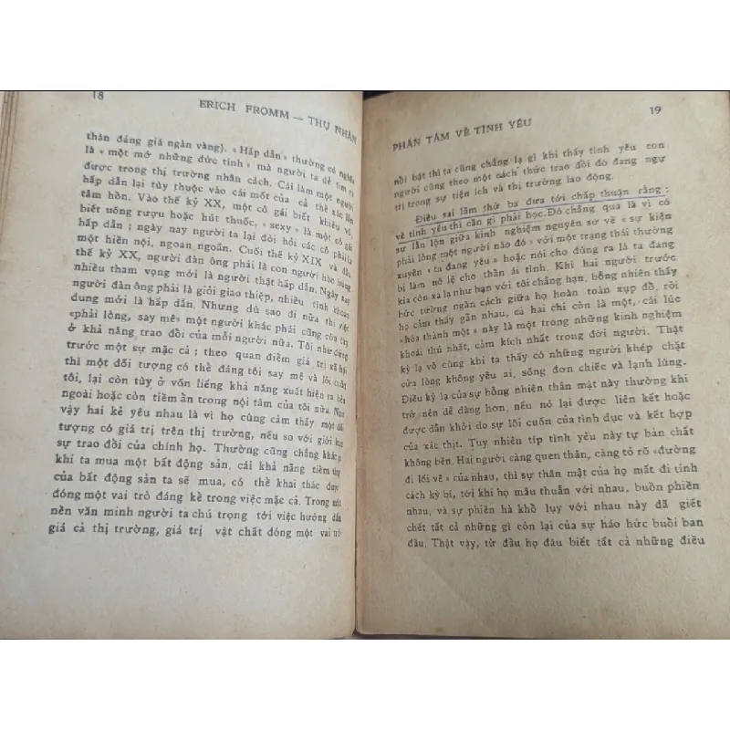 Phân tâm học về tình yêu - Erich Fromm 126509