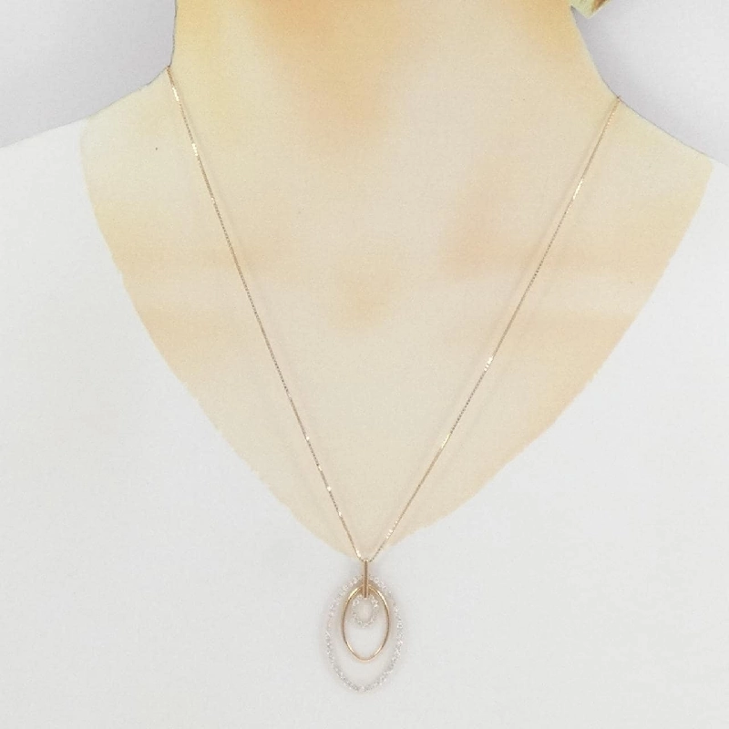 K18PG Dây chuyền kim cương 0.70CT - Hàng hiệu Chính hãng 846943