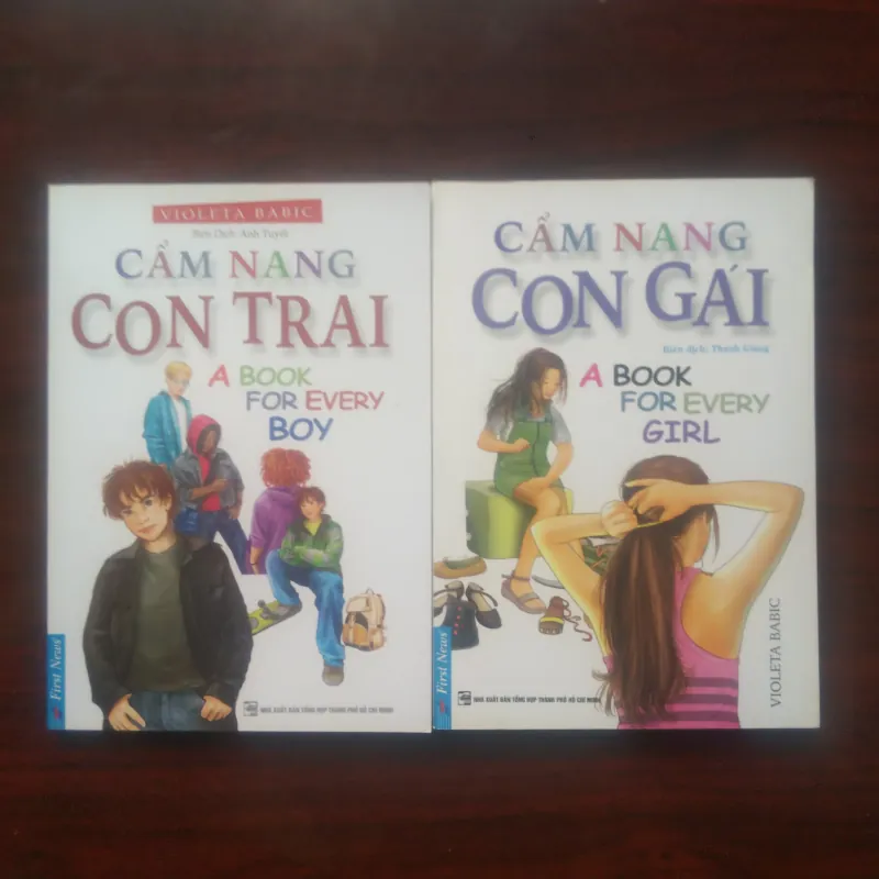 [Sách Nuôi Dạy Con] Cẩm Nang Con Trai + Cẩm Nang Con Gái (Violeta Babic) 976443