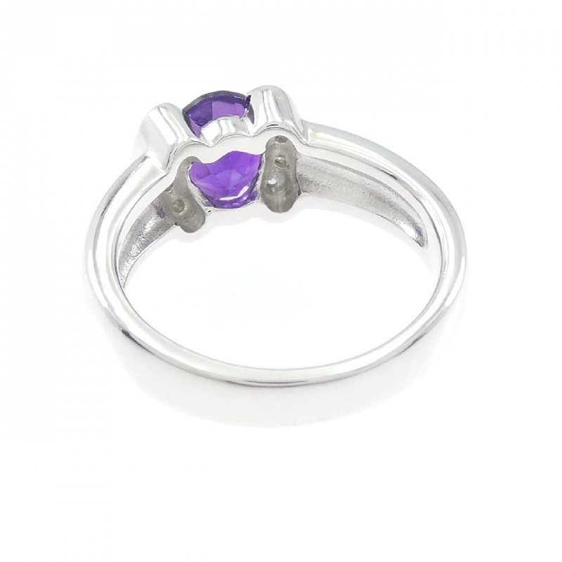 Nhẫn Amethyst K18WG 1.12CT - Hàng hiệu Chính hãng 852690