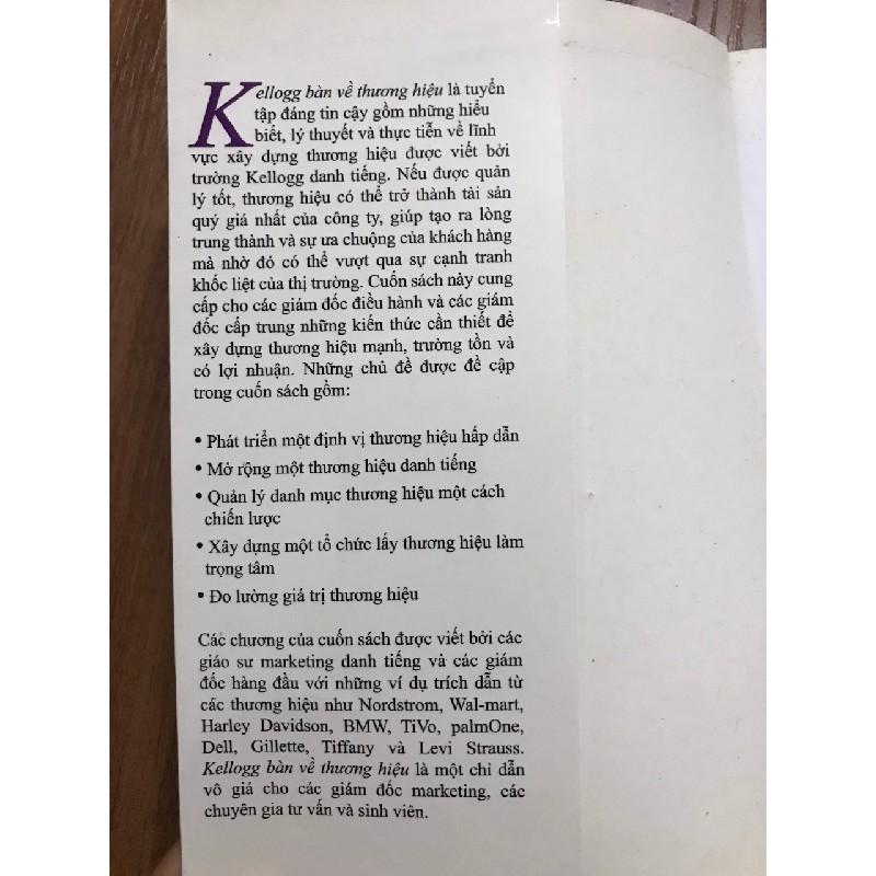 Sách Kellogg bàn về Thương hiệu 871