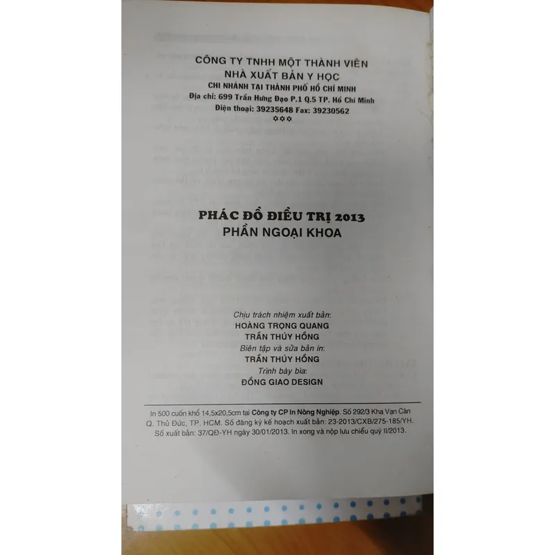 PHÁT ĐỒ ĐIỀU TRỊ NỘI NGOẠI KHOA  614722