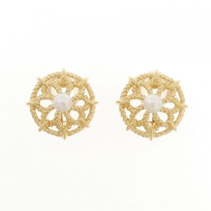 Bông tai ngọc trai Akoya Mikimoto 5.1mm - Hàng hiệu Authentic 845480