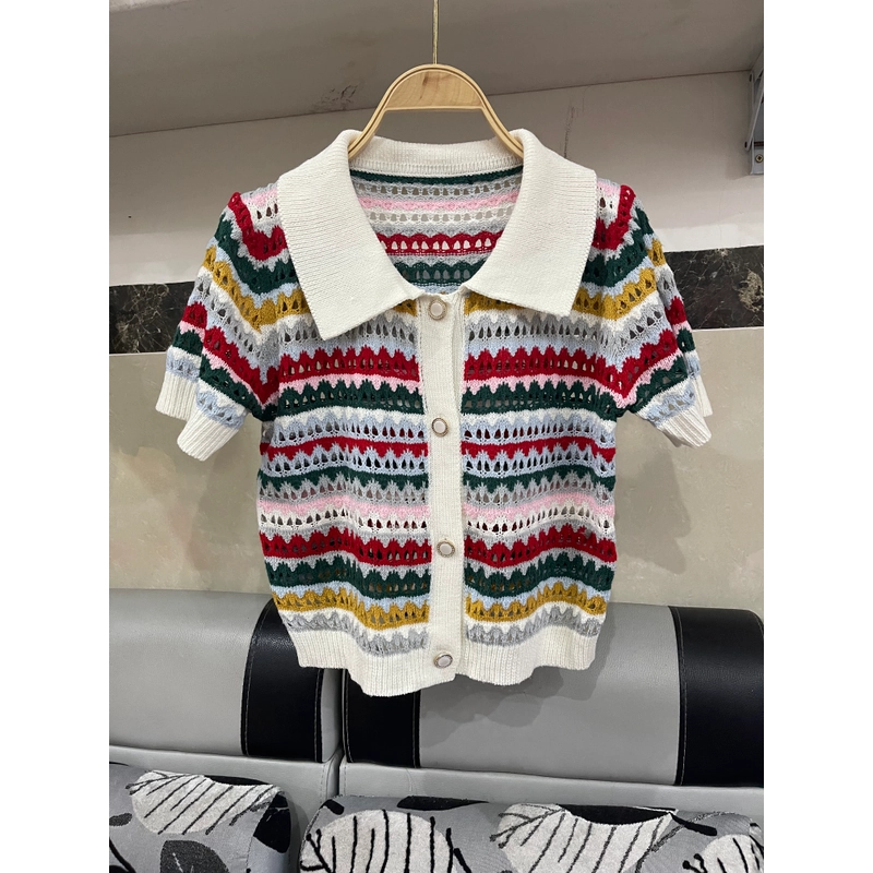 Áo len móc thời trang cho nữ 442809