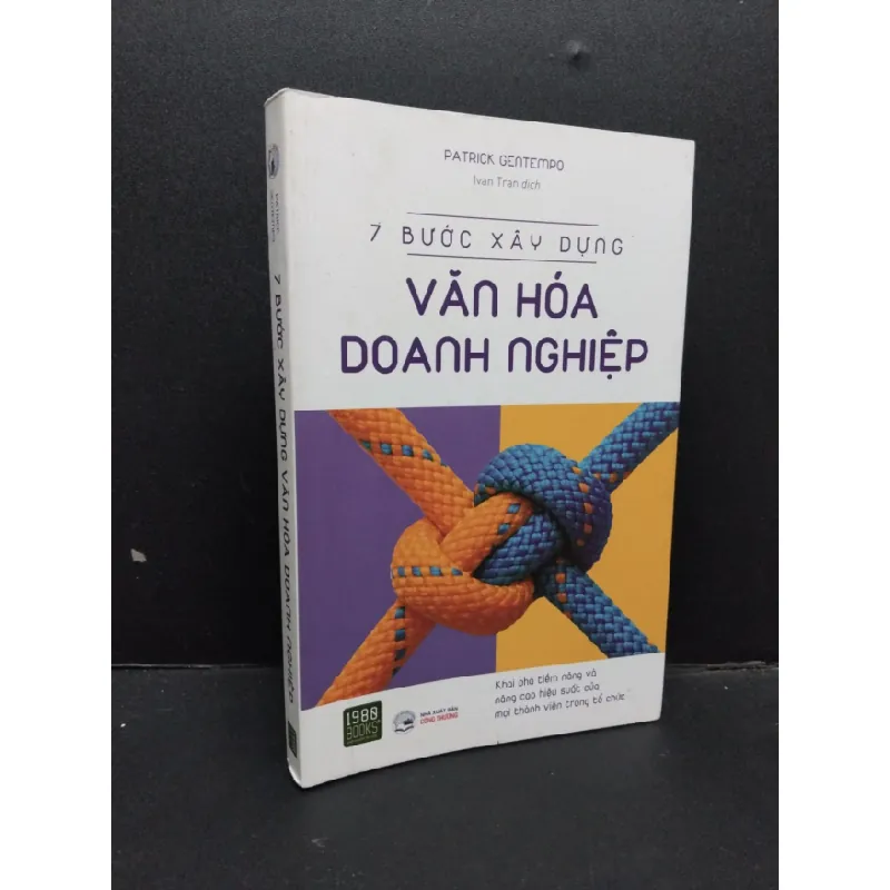 [Sách Cũ SCGR] 7 bước xây dựng văn hóa doanh nghiệp mới 80% bẩn dính mực nhẹ 2020 HCM1008 Patrick Gentempo MARKETING KINH DOANH 686274
