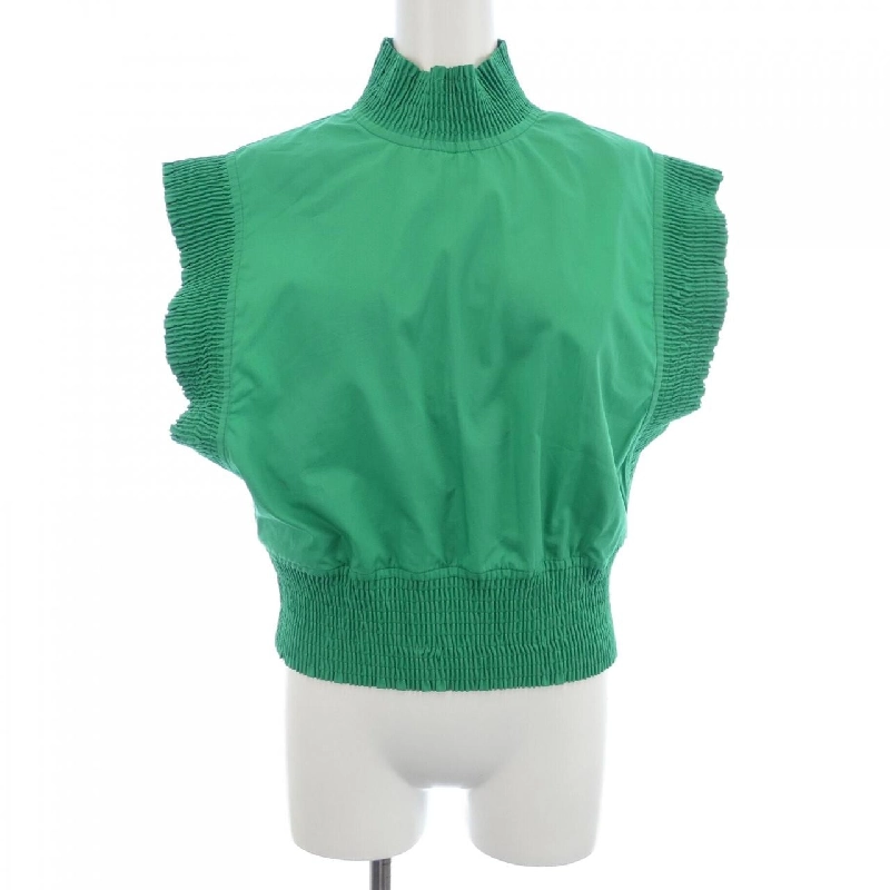 Louis Vuitton LOUIS VUITTON Ruffle Trim Top FOTO40XKG Áo 629733