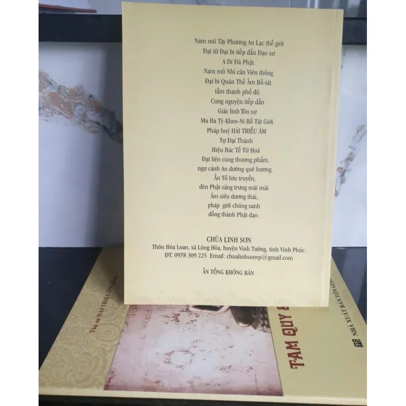 Sách Tam Quy & Ngũ Giới của Tôn sư Hải Triêu Âm - Cũ 680589