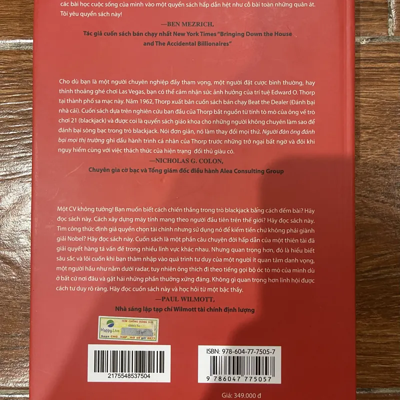 Người đàn ông đánh bại mọi thị trường - Edward O.Thorp (k3) 627743