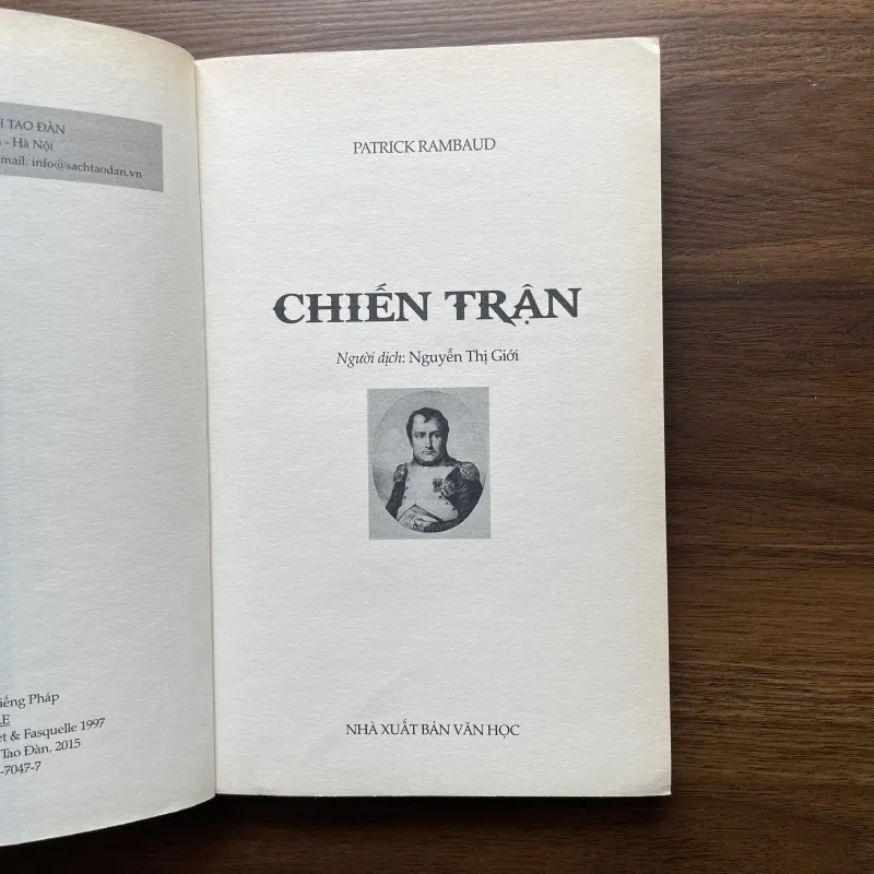 Chiến trận - Patrick Rambaud 974940