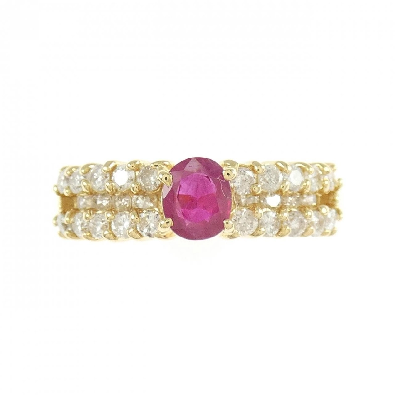 Nhẫn Ruby K18YG 0.41CT 669010