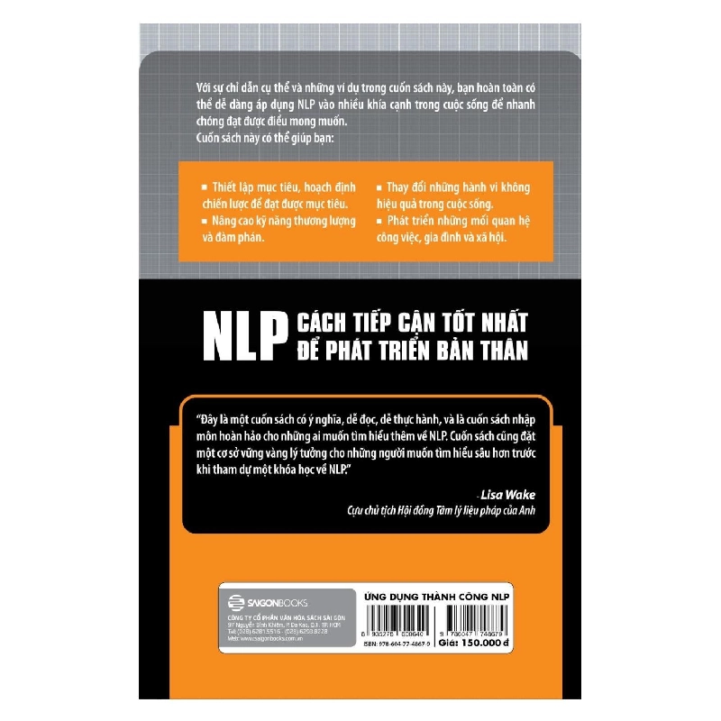 Ứng Dụng Thành Công NLP - Đạt Được Những Gì Bạn Muốn - Jeremy Lazarus 404423