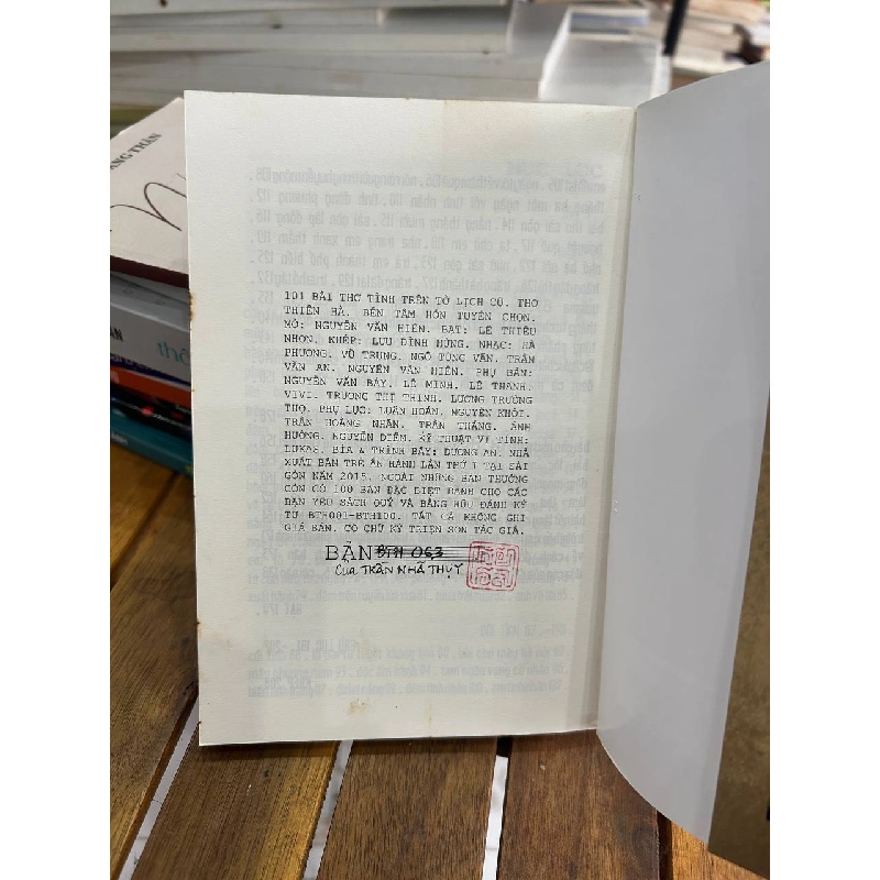 101 Bài Thơ Tình Trên Tờ Lịch Cũ - Thiên Hà - Thiên Hà 960996