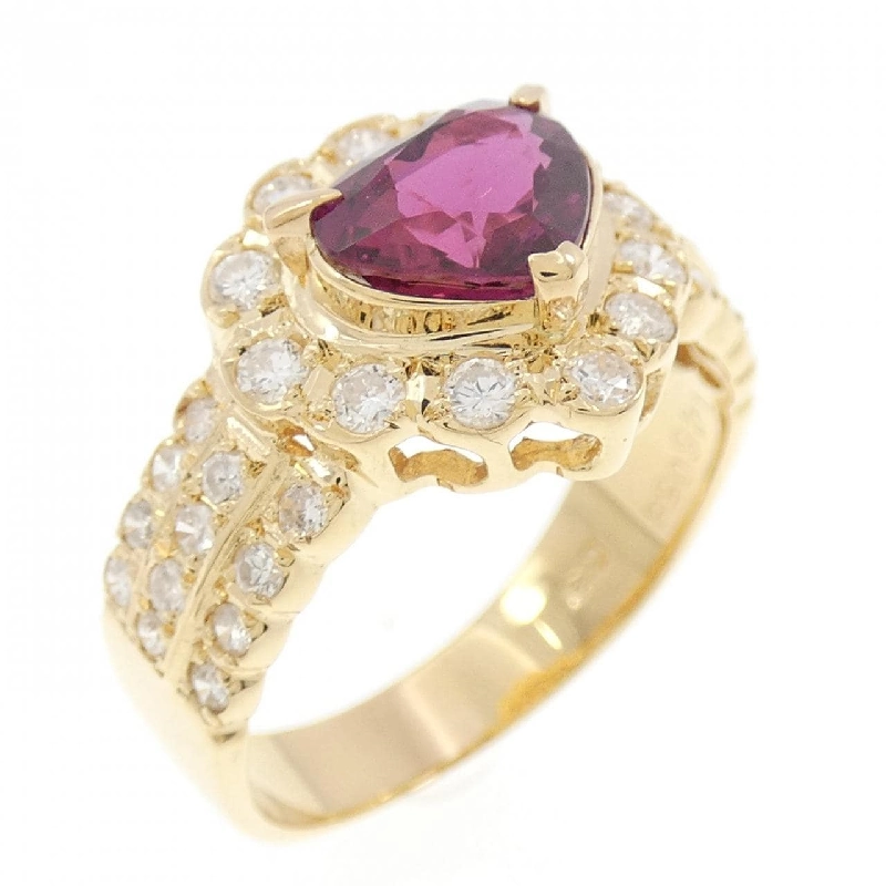 Nhẫn Ruby Hình Trái Tim K18YG 1.46CT - Hàng hiệu Chính hãng 847881