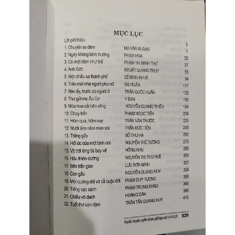 Tuyển chọn truyện ngắn được giải tạp chí văn nghệ quân đội - Nhiều tác giả 695204