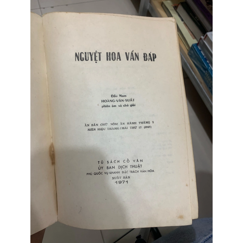 NGUYỆT HOA VẤN ĐÁP - Hoàng Văn Suất 279550