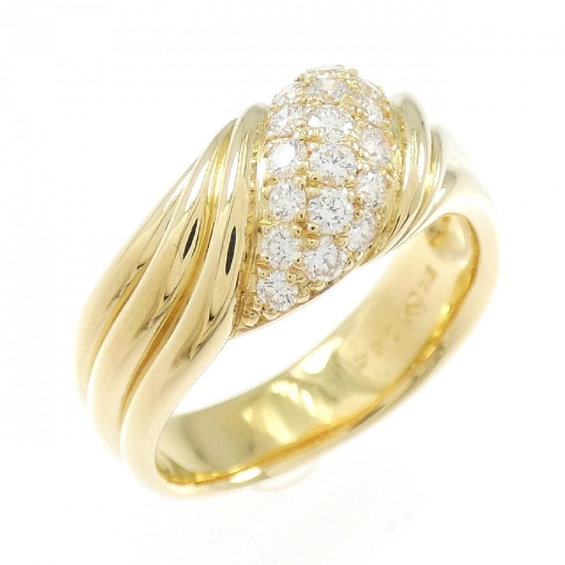 Nhẫn kim cương K18YG 0.44CT - Hàng hiệu Authentic 850736