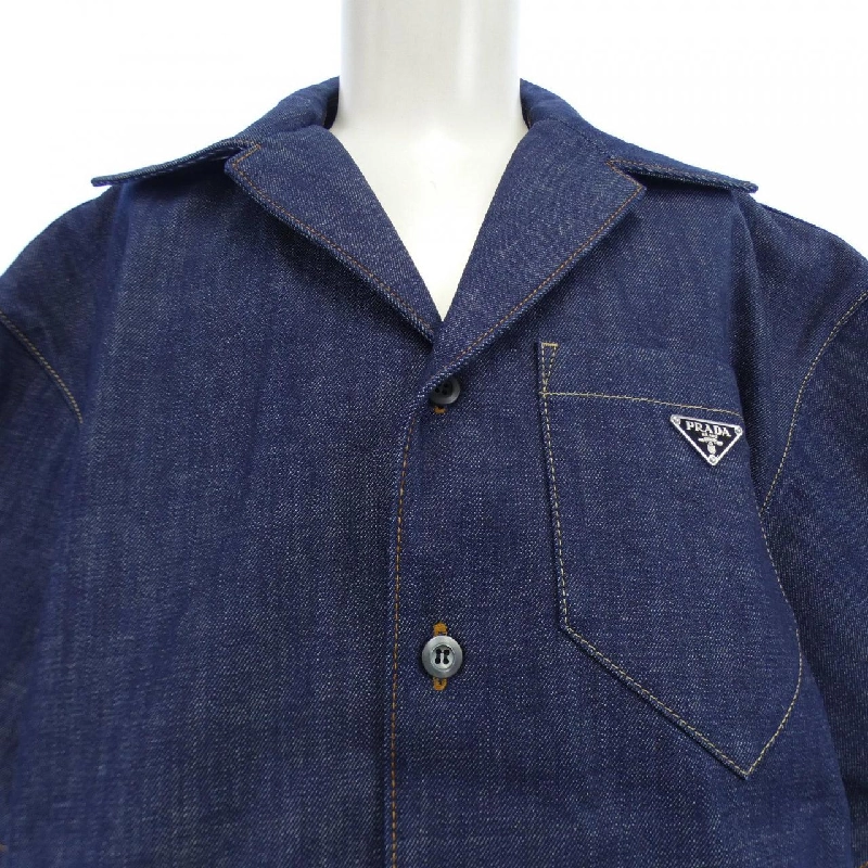Áo sơ mi ngắn tay PRADA - Hàng hiệu Authentic 901894