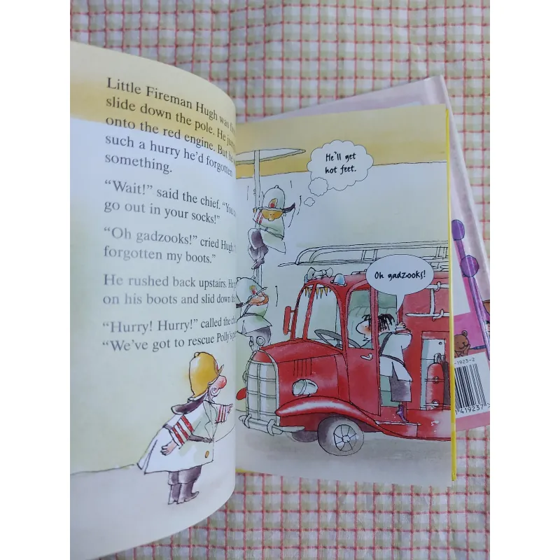 COMBO 2 CUỐN SÁCH THIẾU NHI LADYBIRD - FORGETFUL LITTLE FIREMAN ✨ LITTLE PINK BALLERINA 782499