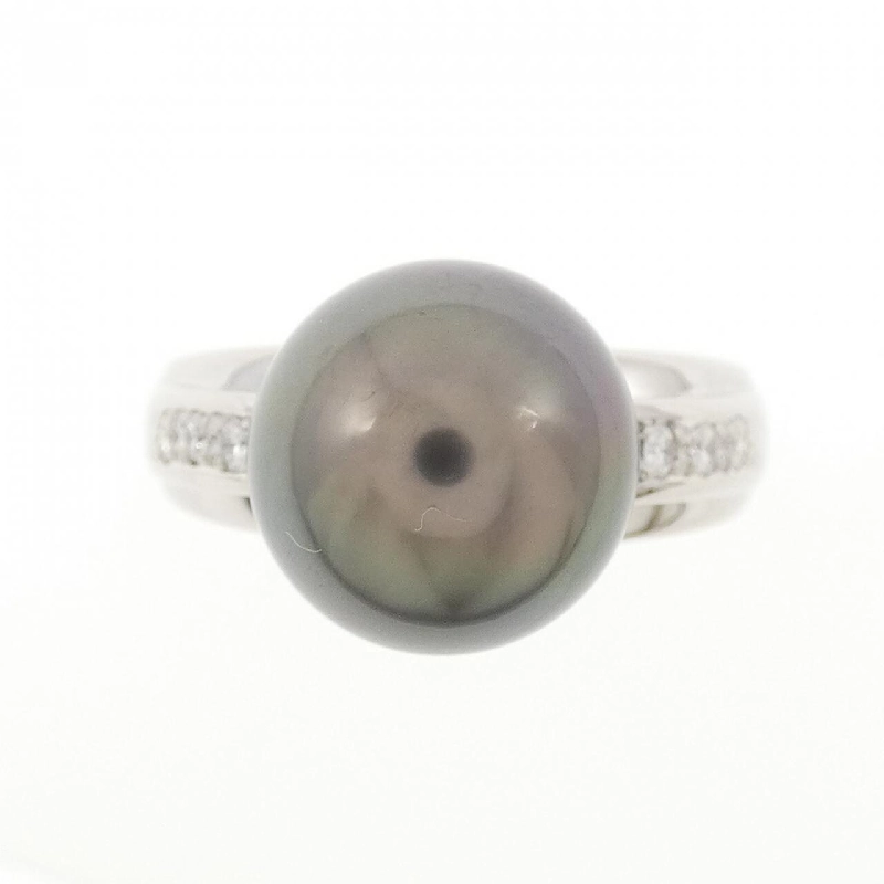 Tasaki Nhẫn Ngọc Trai Đen 10.6mm - Hàng hiệu Chính hãng 835617