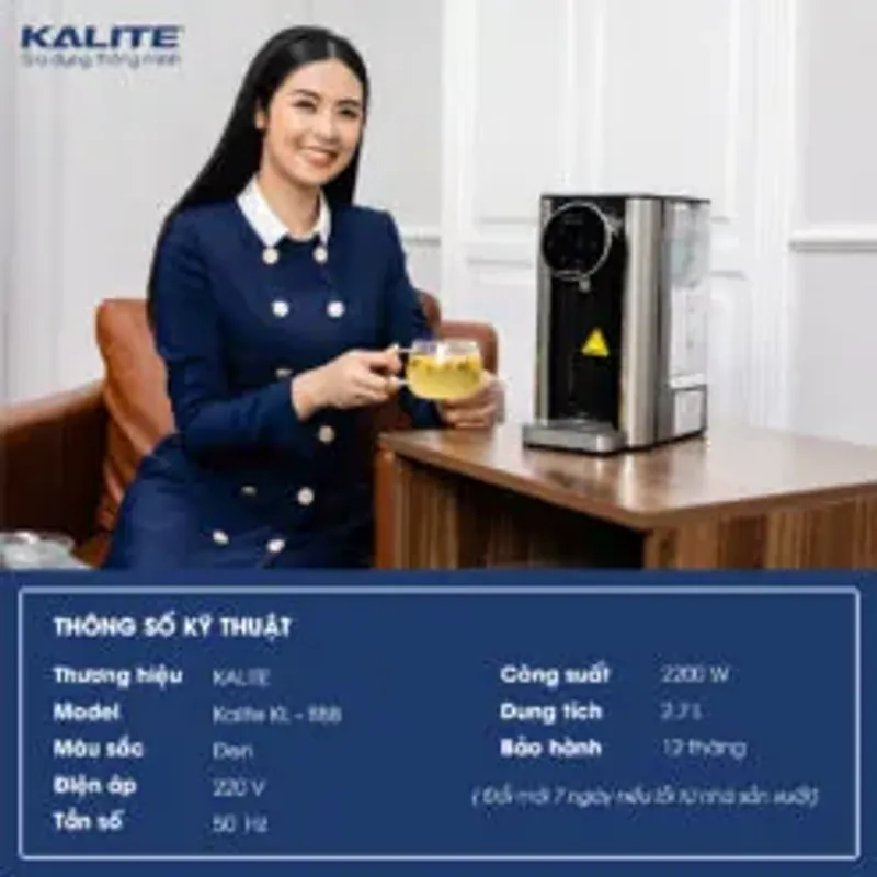 Bình thủy điện KALITE KL-888 , gọn nhẹ , tiện lợi 701515