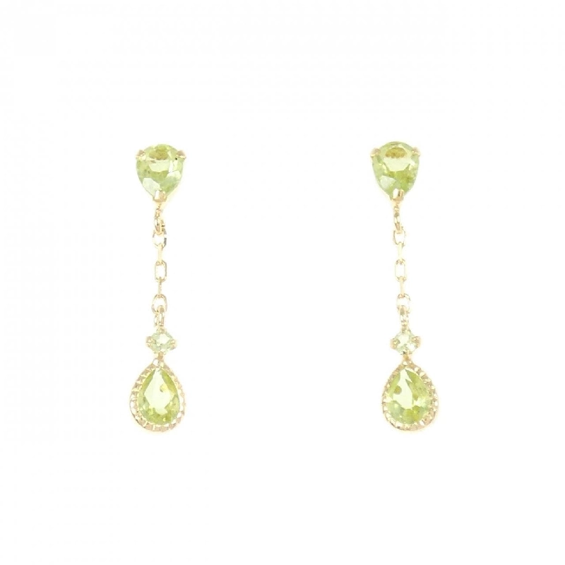 K18YG Peridot Bông tai - Hàng hiệu Chính hãng 867561