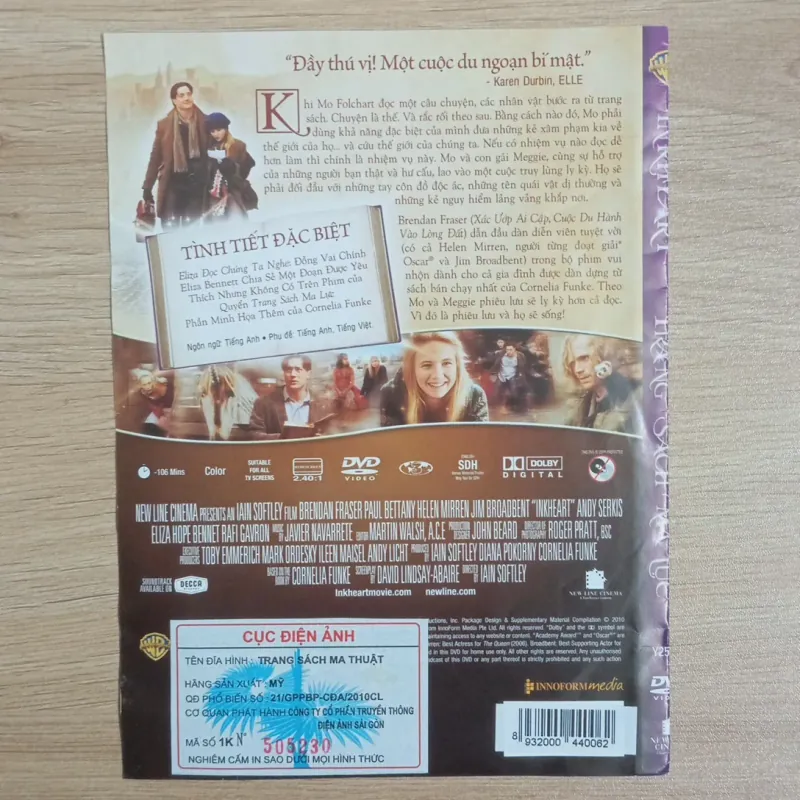 Đĩa gốc DVD phim Trang sách ma lực 1004892