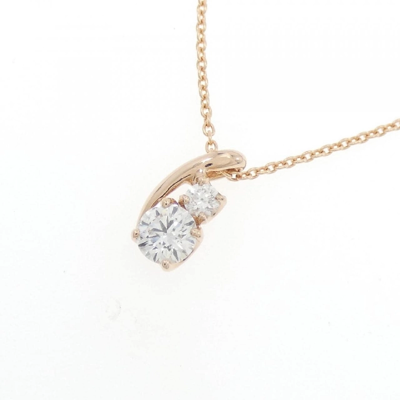 K18PG Dây chuyền kim cương 0.223CT E VS1 EXT - Hàng hiệu Chính hãng 880590