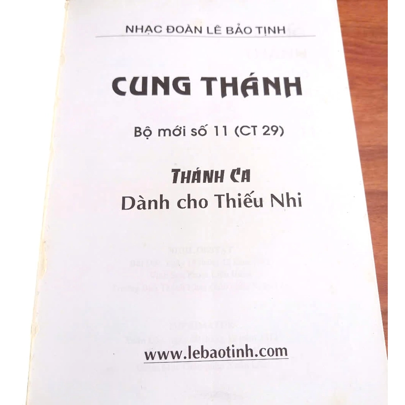 Cung Thánh (Thánh Ca dành cho thiếu nhi) - Nhạc đoàn Lê Bảo Tịnh 330133