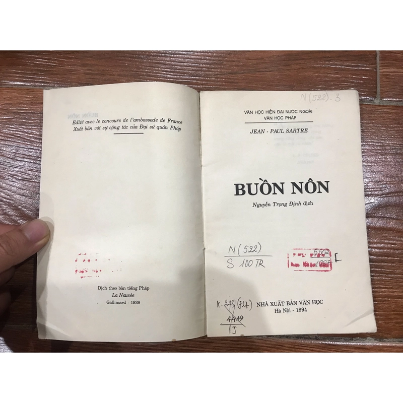 Buồn Nôn - Jean Paul Sartre 408799