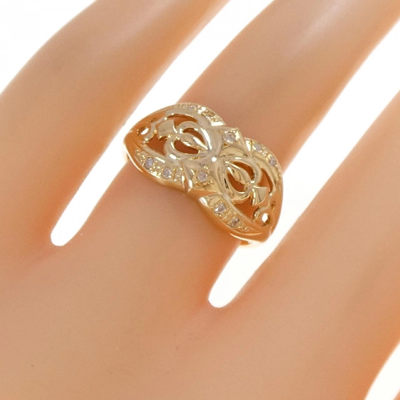 Nhẫn kim cương K18YG 0.05CT - Hàng hiệu chính hãng 849619