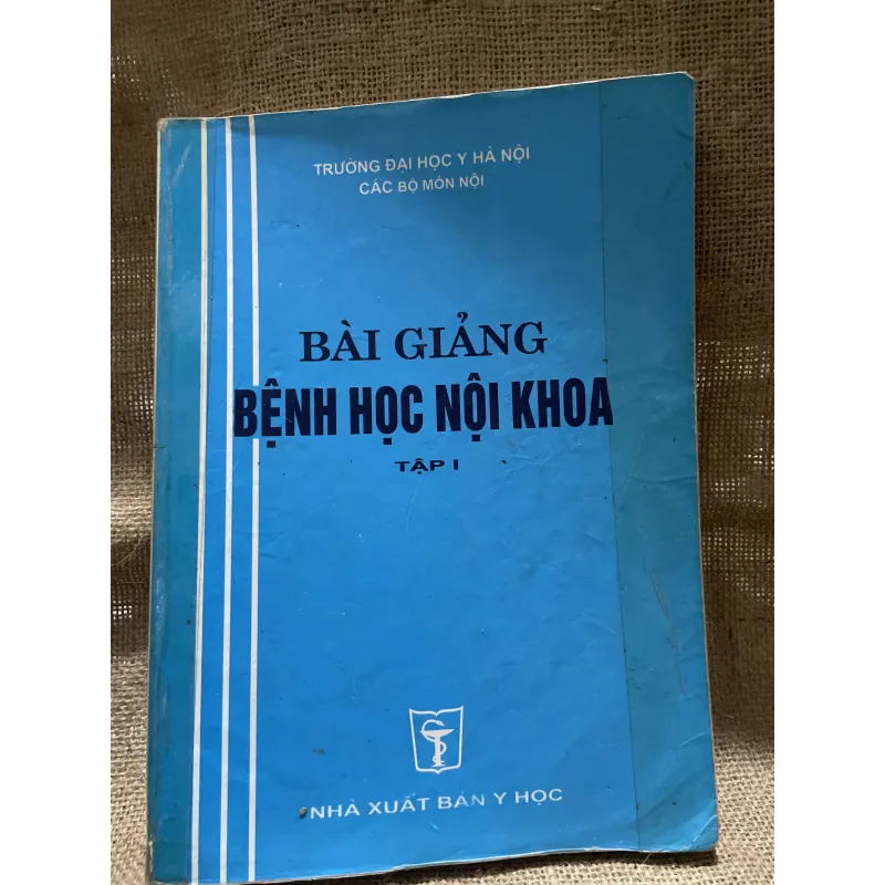Bài giảng bệnh học nội khoa tập một - 350 trang sách y khổ lớn  799784
