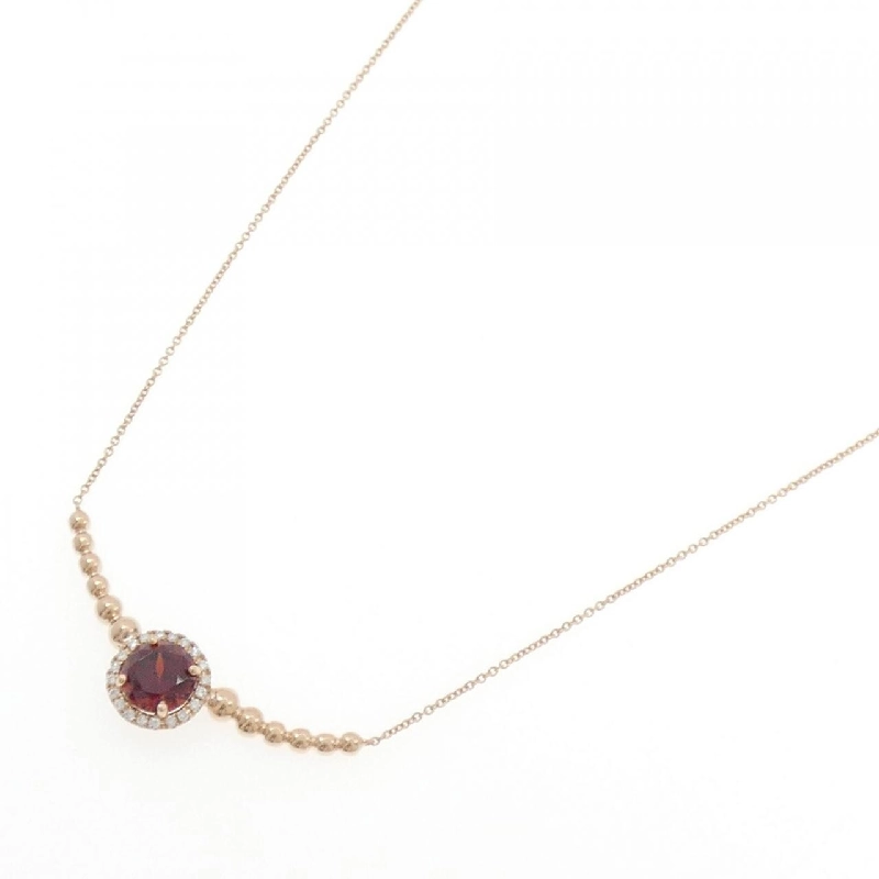 Dây chuyền Garnet K18PG 1.74CT - Hàng hiệu Chính hãng 856912