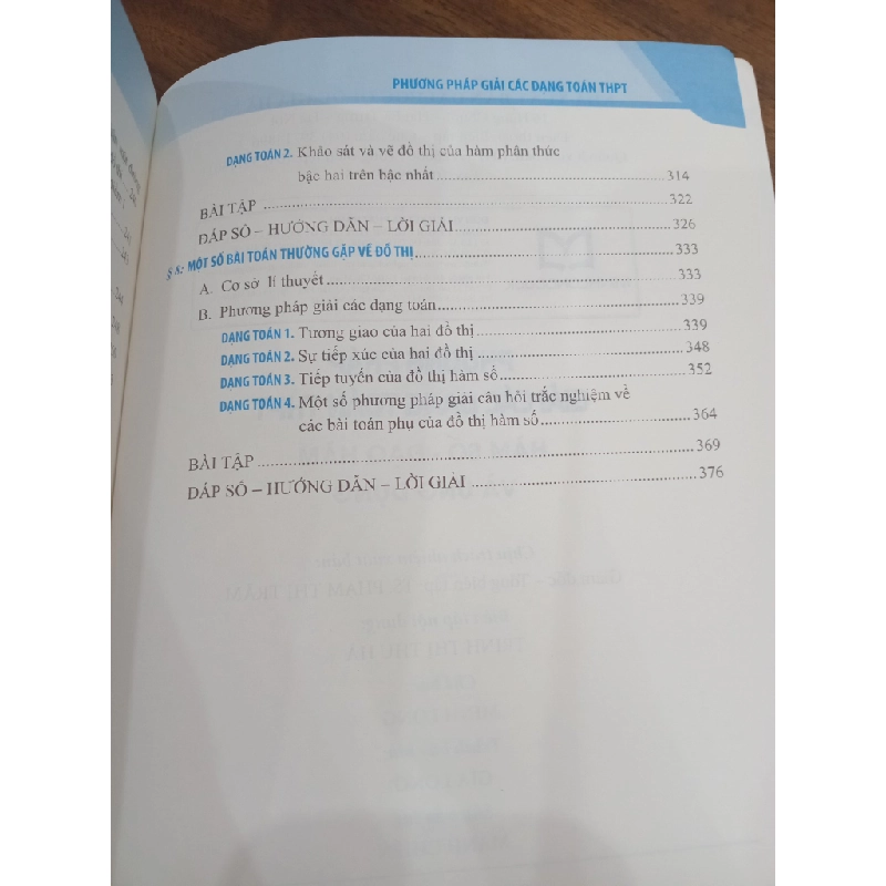 Phương pháp giải các dạng toán THPT: Hàm số đạo hàm và ứng dụng - Lê Hồng Đức chủ biên 496230