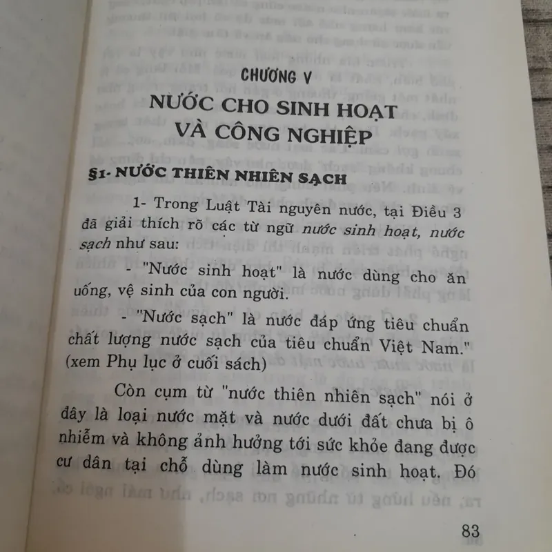 NƯỚC và Đời sống. Tiến sỹ Nguyễn Đức Thạch -ĐHTH Hà Nội 713277