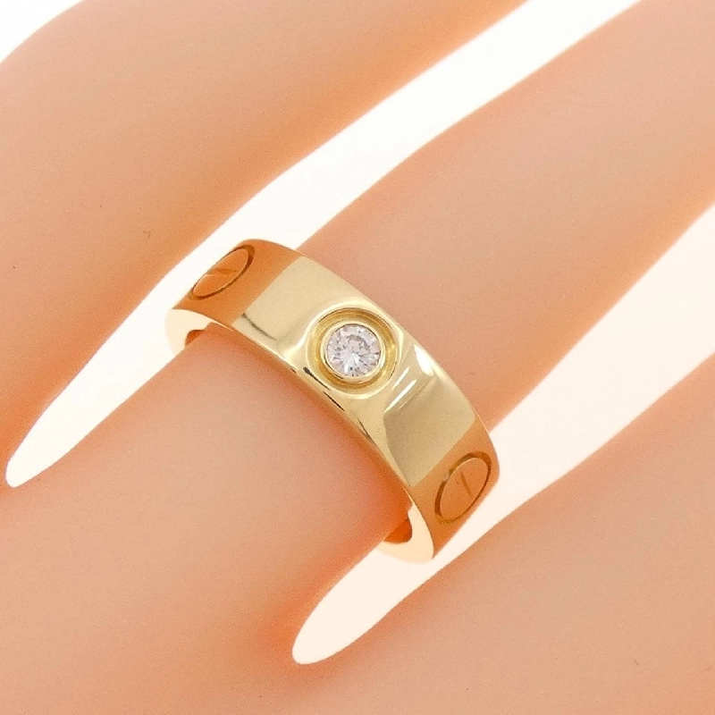 Nhẫn Cartier Love Half Diamond - Hàng hiệu Authentic 838462