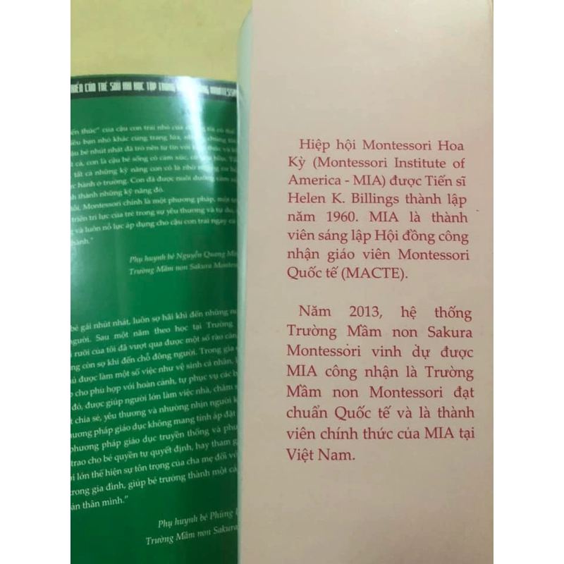 Sách Trí tuệ thẩm thấu - Maria Montessori nguyên tác, Thanh Vân dịch Việt ngữ 307277