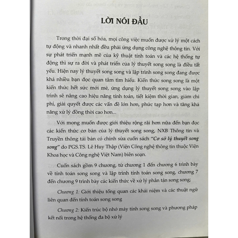 CƠ SỞ LÝ THUYẾT SONG SONG 494039
