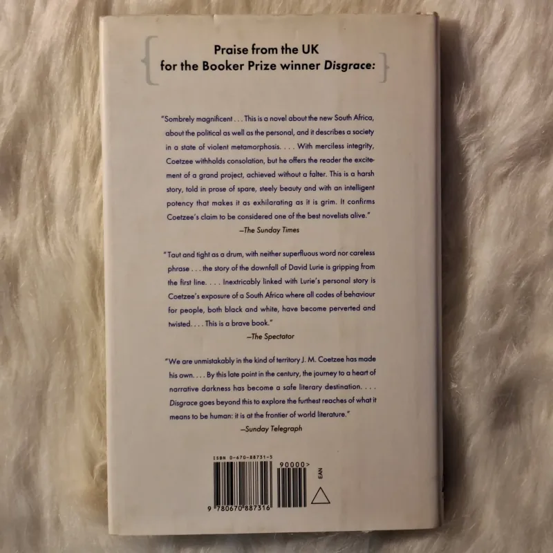 J.M. Coetzee - Disgrace (Booker 1999) 933178