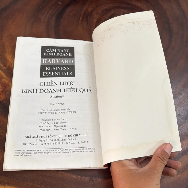 II Cẩm Nang Kinh Doanh Harvard: Chiến Lược Kinh Doanh Hiệu Quả - 2008 994465