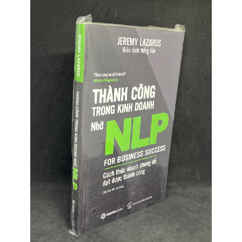 Thành Công Trong Kinh Doanh Nhờ NLP - Jeremy Lazarus new 100% HCM.ASB1205 64986