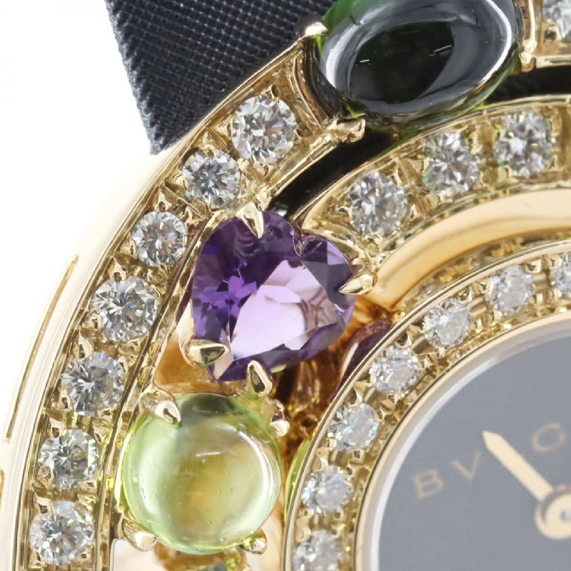 Bulgari Cherki YG/D&Đá màu AE36G/AE36D2CBL YG Quartz - Hàng hiệu Chính hãng 881150