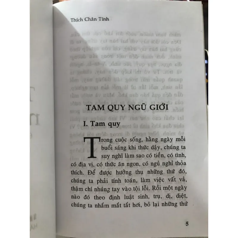 Tam quy ngũ giới - Thích Chân Tính  1009765